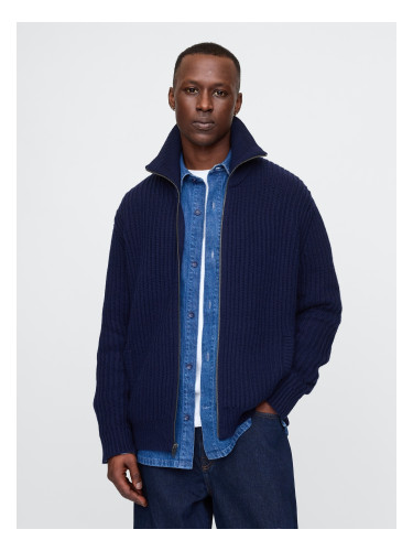 GAP Ribbed zip-up cardigan - Men's
