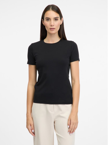 Black women's short-sleeved T-shirt ORSAY - Women's