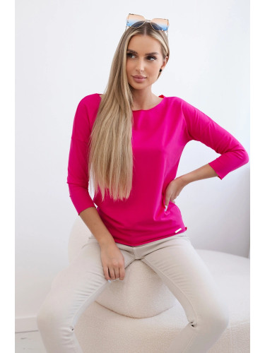 Casual fuchsia blouse