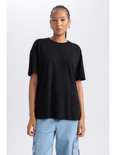 DEFACTO Oversize Fit Crew Neck Short Sleeve T-Shirt