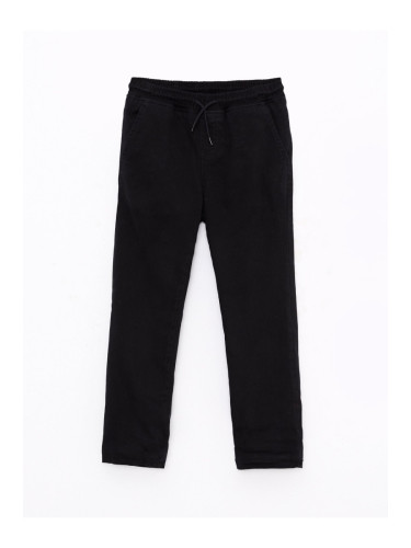 LC Waikiki Basic Fleece Lined Boys' Elastic Waist Trousers