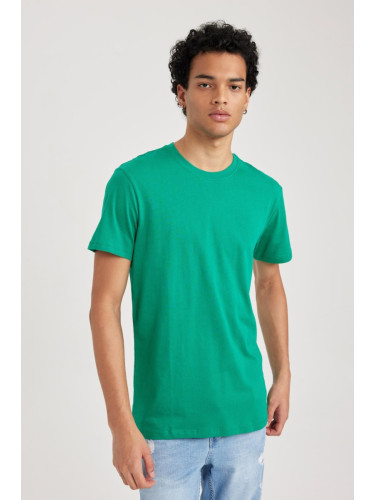 DEFACTO Slim Fit Crew Neck Basic T-Shirt