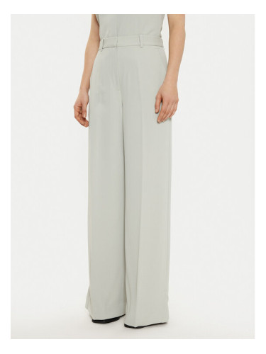 Calvin Klein Панталони тип палацо K20K207876 Сив Wide Leg
