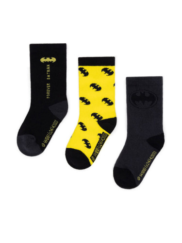 Batman Чорапи ACCCS-AW24-223WBBAT (3-pack) Черен