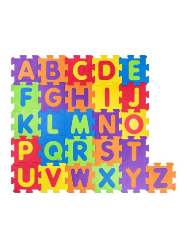 Mек пъзел за под Woody - Английски азбука