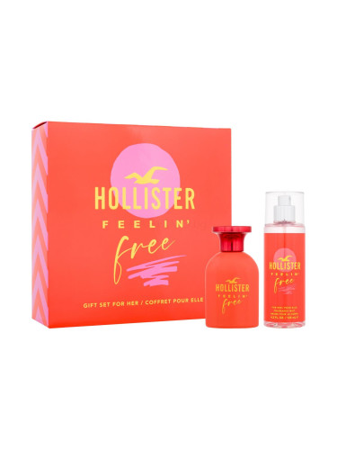 Hollister Feelin' Free Подаръчен комплект EDP 50 ml + мъгла за тяло 125 ml