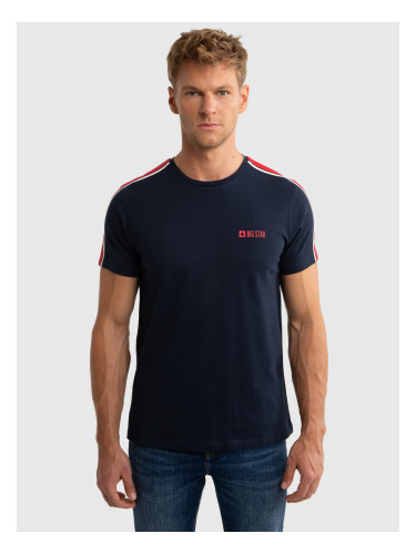 Big Star Man's T-shirt 152446 403 Navy