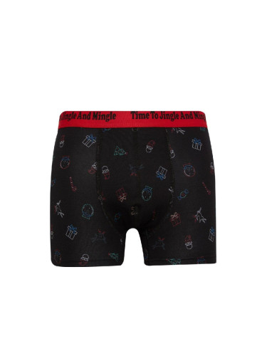 DEFACTO Men's Christmas Themed Boxer