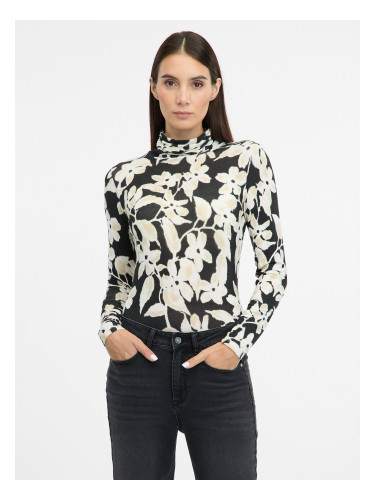 Black women's patterned turtleneck ORSAY - Women's