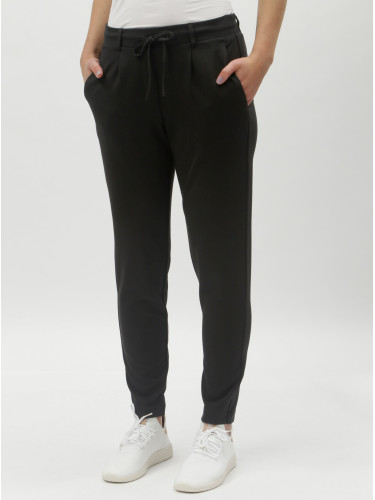 Black women's trousers with elastic waist Tom Tailor - Women's