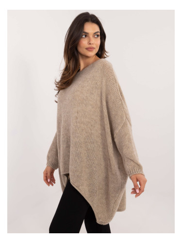 Beige oversize sweater OCH BELLA