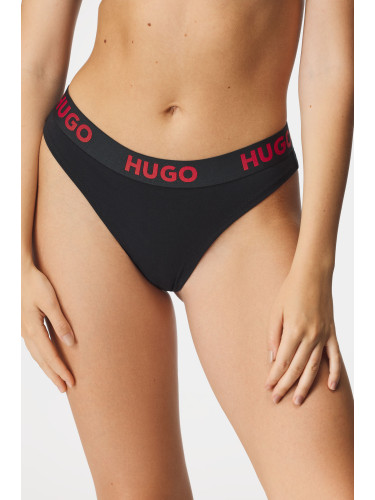 Прашки Tanga HUGO Sporty Logo Black