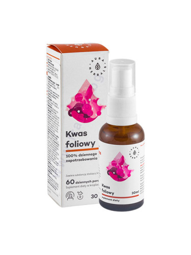 АУРА ХЕРБАЛС ФОЛИЕВА КИСЕЛИНА спрей за уста 30 мл