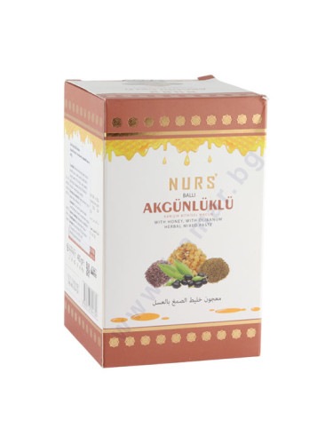 НУРС БИЛКОВА ПАСТА С МЕД И ТАМЯНОВО МАСЛО 400 г