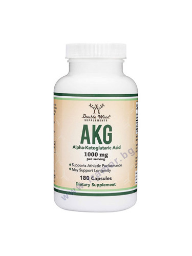 ДАБЪЛ УУД АЛФА-КЕТОГЛУТАРОВА КИСЕЛИНА (AKG) капсули * 180