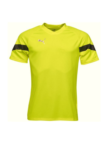 Puma TEAMFINAL TRAINING JERSEY Мъжка спортна тениска, светло-зелено, размер