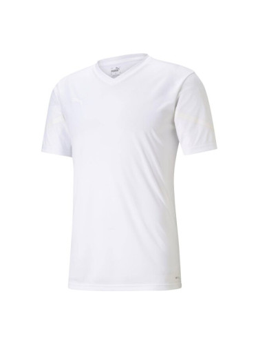 Puma TEAMFLASH JERSEY Мъжка спортна тениска, бяло, размер