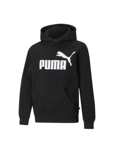 Puma ESSENTIALS BIG LOGO HOODIE Суитшърт за момчета, черно, размер
