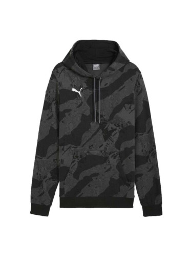Puma INDIVIDUAL LIGA CAMO HOODY Мъжки суитшърт, черно, размер