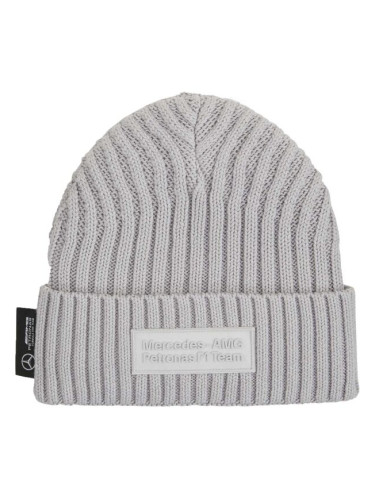 Puma MERCEDES-AMG PETRONAS F1 BEANIE Зимна шапка, сиво, размер UNI