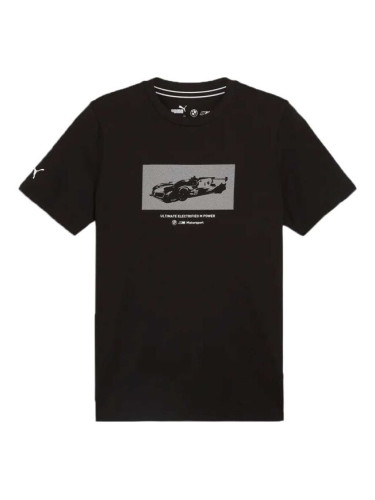 Puma BMW M MOTORSPORT NEW ESSENTIALS CAR CRAPHIC TEE Мъжка тениска, черно, размер