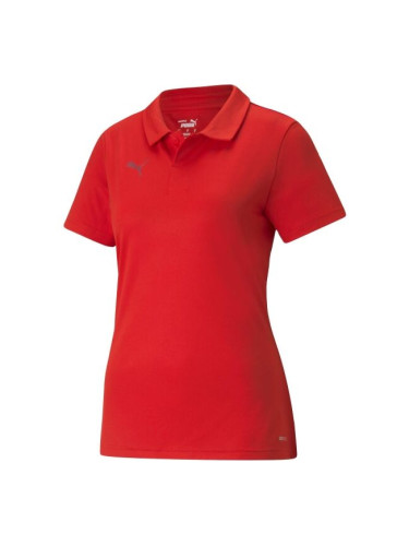 Puma TEAMLIGA SIDELINE POLO SHIRT Дамска тениска, червено, размер