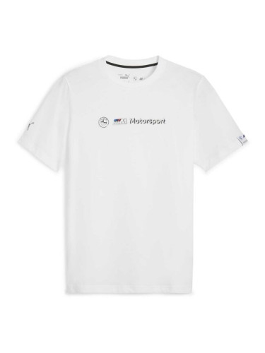 Puma BMW M MOTORSPORT LOGO TEE+ Мъжка тениска, бяло, размер