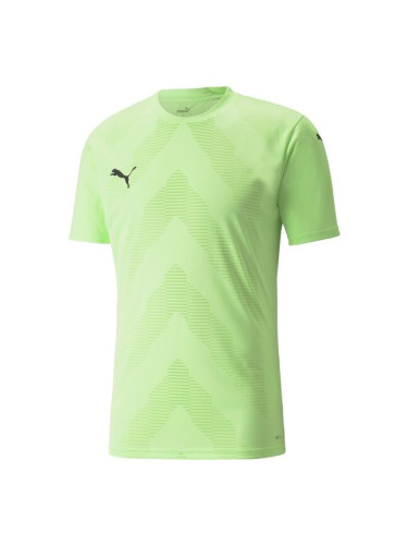 Puma TEAMGLORY JERSEY Мъжка футболна тениска, светло-зелено, размер