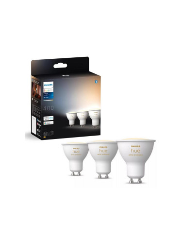 К-кт 3x LED Димируема крушка Philips Hue WHITE AMB. GU10/4,2W/230V 2200-6500K