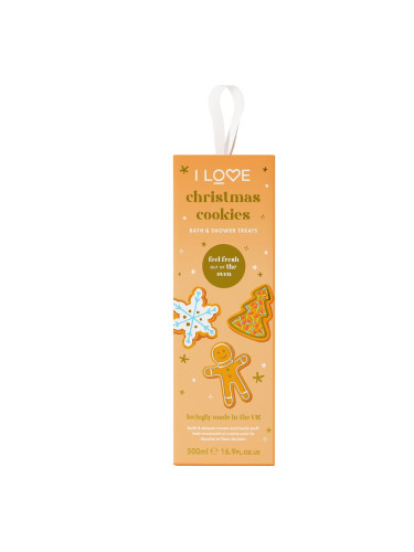 I love... Bathtime Treats Christmas Cookies подаръчен комплект под душа