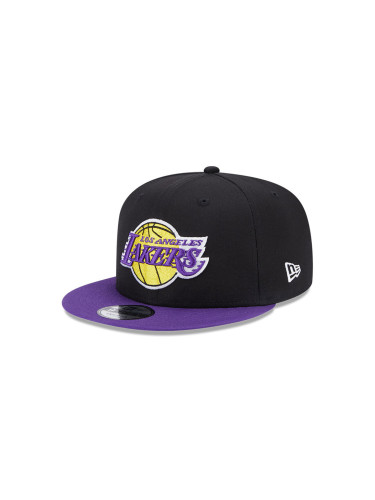 New Era LA Lakers Team Side Patch Black 9FIFTY Snapback Cap