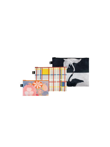 Loqi Hilma af Klint, Mondrian - Recycled Zip Pockets