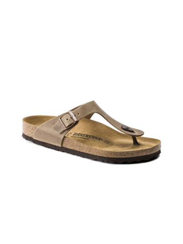 Birkenstock Gizeh NU Oiled Tabacco Brown Narrow Fit