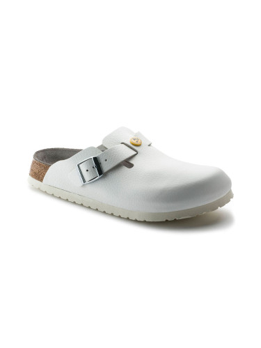 Birkenstock Boston ESD Natural Leather Narrow Fit