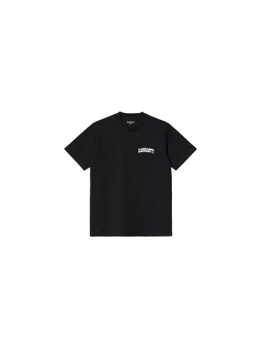 Carhartt WIP S/S University Script T-Shirt Black White