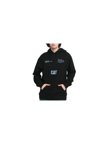 Caterpillar Painted Hoodie Black