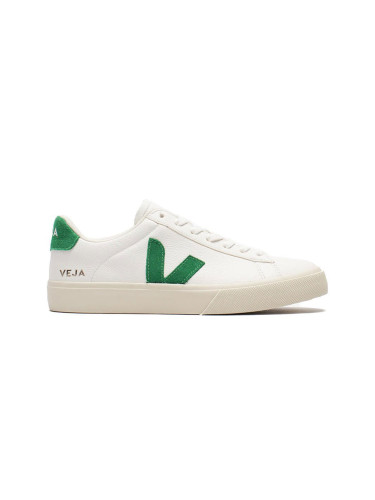 Veja CAMPO CHROMEFREE LEATHER EX WHITE EMERAUDE