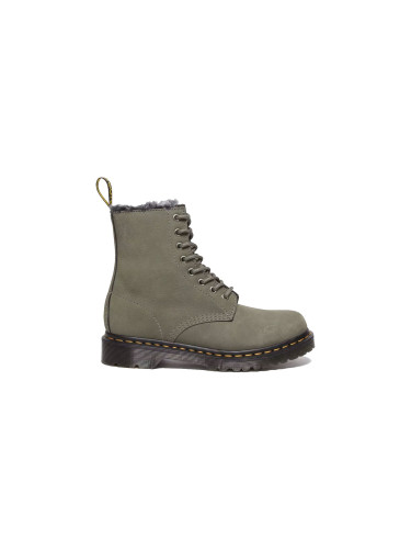 Dr. Martens 1460 Serena Faux Fur Lined Nubuck Lace Up Boots