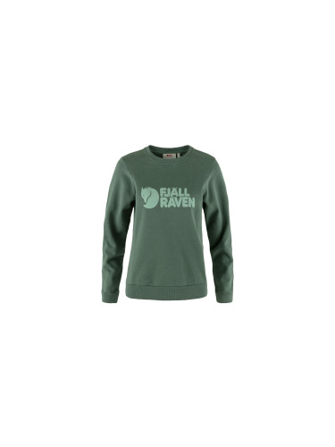 Fjällräven Logo Sweater W Deep Patina - Misty Green