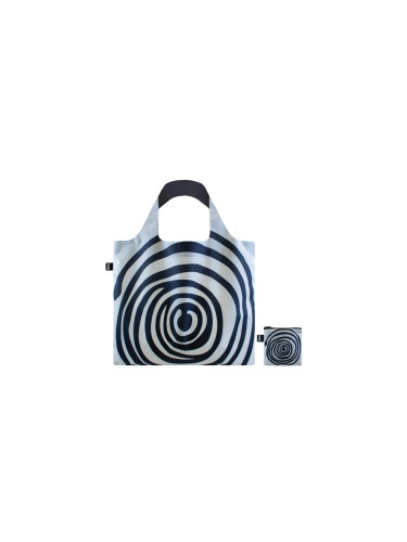 Loqi Louise Bourgeois - Spirals Black Recycled Bag