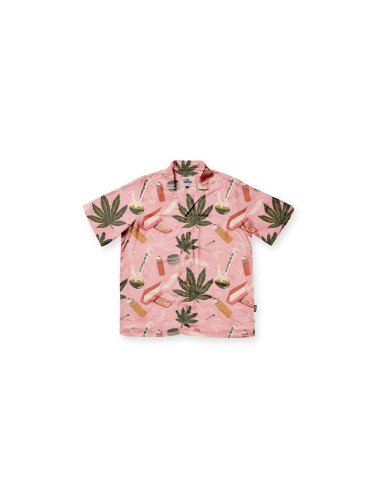 The Dudes Trippin Hawaiian Shirt Мъже - Тениски The Dudes - Розов - 204062-L - Size: L