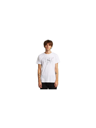 Dedicated T-shirt Stockholm Badminton White