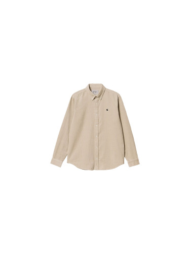 Carhartt WIP L/S Madison Cord Shirt Wall Black