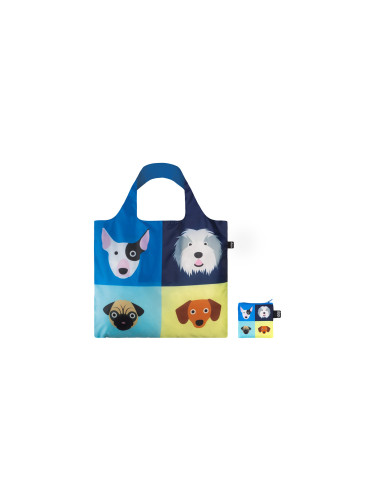 Loqi STEPHEN CHEETHAM Dogs Recycled Bag