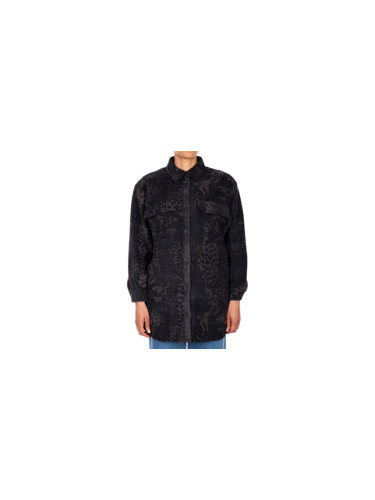 IrieDaily Fluffle Overshirt Black-anthra