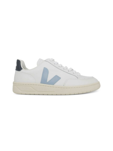 Veja V-12 Leather White Steel Nautico