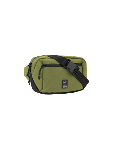 Chrome Ziptop Waistpack Olive Branch