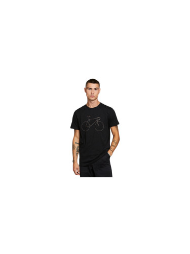 Dedicated T-shirt Stockholm Rainbow Bicycle Black