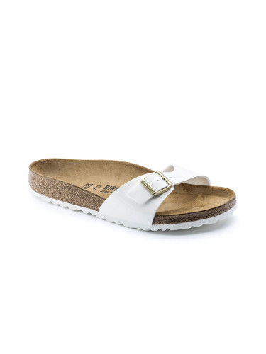 Birkenstock Madrid BS Patent White Narrow Fit