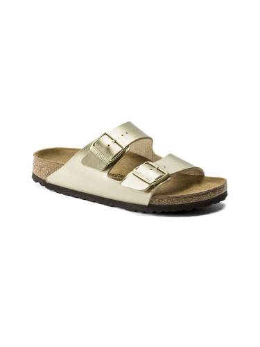 Birkenstock Arizona Birko-Flor Gold Narrow Fit